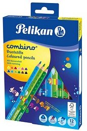 Pelikan Combino Buntstifte farbsortiert, 12 St.