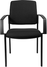 Topstar Besucherstühle BtoB 10 BB100A G20 schwarz Stoff, 2 St.