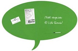 rocada Whiteboard Skinshape 100,0 x 150,0 cm grün Stahl