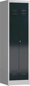 ClassiX Spind anthrazit, lichtgrau X-510408, 1 Schließfach 50,0 x 50,0 x 180,0 cm