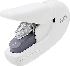 PLUS JAPAN Klammerloses Heftgerät weiß, 1 St.