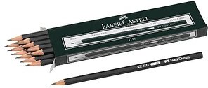 FABER-CASTELL 1111 Bleistifte 2B schwarz, 12 St.