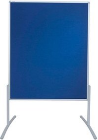 FRANKEN Moderationswand PRO 120,0 x 150,0 cm blau