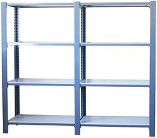 Simonrack Regal OFFICLICK 8435104998472 hellgrau, weiß 180,0 x 40,0 x 150,0 cm