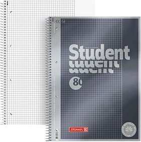 Thumbnail - BRUNNEN Collegeblock Premium Student 26 kariert DIN A4 mit Rand, 5 St.