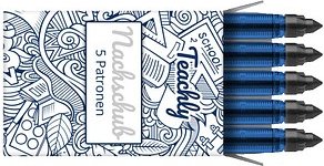 Teachly Tintenrollerminen schwarz 0,6 mm 5 St.