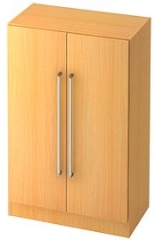 HAMMERBACHER Aktenschrank 7550 CE, V7550/6/6/CE buche 2 Fachböden 80,0 x 42,0 x 127,0 cm