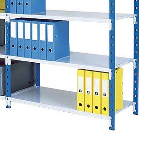 Manorga Stahlfachboden grau 125,0 x 30,0 cm, 1 St.