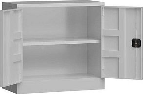 Thumbnail - ClassiX Metallschrank X-530300 lichtgrau 80,0 x 38,0 x 75,0 cm, aufgebaut, 1 St.