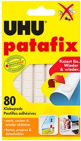 Thumbnail - UHU patafix doppelseitige Klebepads 1,0 x 1,0 cm, 80 St.