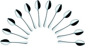 Thumbnail - solex® Dessertlöffel Julia silber, 12 St.