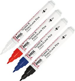 KREUL Classic Porzellanstifte farbsortiert 1,0 - 2,0 mm, 4 St.