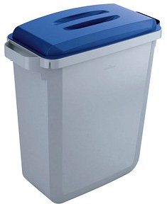 Thumbnail - DURABLE Durabin 60 Mülleimer 60,0 l grau, blau, 1 St.