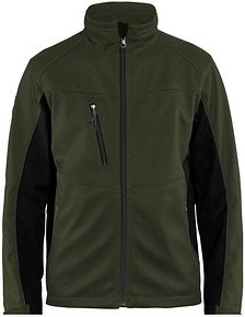 BLAKLÄDER® unisex Softshelljacke 4950 olivegrün, schwarz Größe 2XL