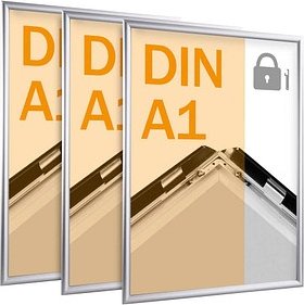 SPRINTIS Klapprahmen silber 59,4 x 84,1 cm, 3 St.