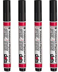 Thumbnail - dots Whiteboard-Marker schwarz 1,5 - 3,0 mm, 4 St.
