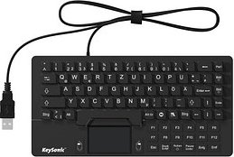 RaidSonic ICY BOX® KSK-5031IN Tastatur kabelgebunden schwarz