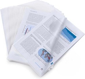 RAPESCO® Sichthüllen ECO DIN A4 transparent transparent, 25 St.