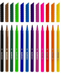 Kores® Korello Filzstifte farbsortiert, 12 St.