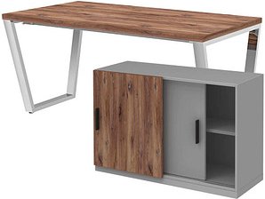 röhr quantum Büromöbel-Set eiche