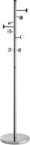 ALCO Kleiderständer 2812 silber Metall 8 Haken 41,0 x 182,0 cm