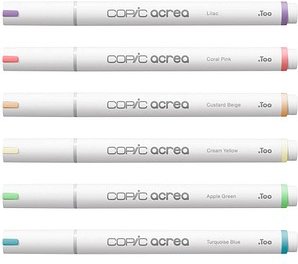 COPIC® acrea Light Layoutmarker-Set farbsortiert 0,8 mm, 6 St.