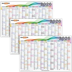 3 büroshop24 Jahresplaner 2026