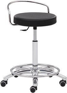 Thumbnail - Mayer Arbeitshocker 1253 30572 schwarz Kunstleder, 1 St.