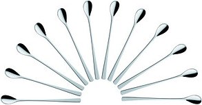 Thumbnail - solex® Langstiellöffel Karina silber, 12 St.