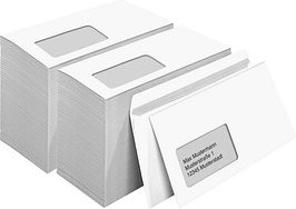 Thumbnail - MAILmedia Briefumschläge DIN lang mit Fenster weiß selbstklebend 1.000 St.