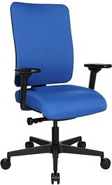 Thumbnail - Topstar Bürostuhl Sitness Open X (P) Deluxe, OX600TW2 T26 Stoff blau, Gestell schwarz
