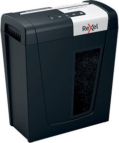 Thumbnail - Rexel Secure MC4 Aktenvernichter mit Partikelschnitt P-5, 2 x 15 mm, bis 4 Blatt, schwarz