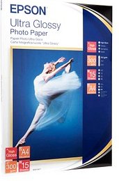 EPSON Fotopapier S041927 DIN A4 hochglänzend 300 g/qm 15 Blatt