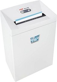 HSM Pure 420 Aktenvernichter mit Partikelschnitt P-4, 4,5 x 30 mm, bis 15 Blatt, weiß