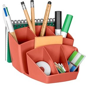 cep Stiftehalter TERRA NOVA terracotta Polystyrol 6 Fächer 14,3 x 15,8 x 9,,3 cm