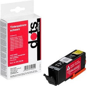 dots schwarz Druckerpatrone kompatibel zu Canon PGI-580XXL PGBK