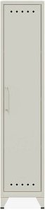 BISLEY Metallschrank Fern Locker FERLOC696 verkehrsweiß 38,0 x 51,0 x 180,0 cm, aufgebaut, 1 St.