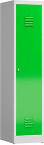 Thumbnail - ClassiX Spind gelbgrün, lichtgrau X-515115, 1 Schließfach 41,5 x 50,0 x 180,0 cm