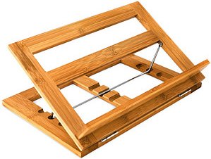 relaxdays Buchstütze braun 33,0 x 22,5 x 22,0 cm