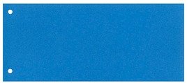 Thumbnail - Wekre Trennstreifen blau, 180 g/m² Karton 24,0 x 10,5 cm, 100 Blatt
