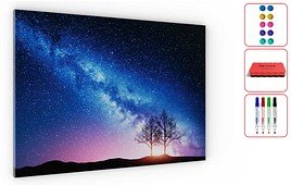 ALLboards Magnettafel 90,0 x 60,0 cm Milchstraße