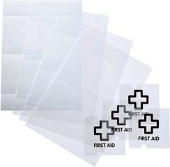 DURABLE Einsteckfolien für Türschilder CRYSTAL SIGN REFILL 10,5 x 10,5 cm, 10 St.