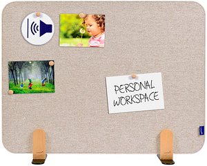 Thumbnail - Legamaster Tischtrennwand ELEMENTS 7-209833, beige 80,0 x 60,0 cm, 1 St.