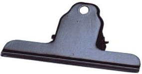 ALCO Briefklemmer schwarz 10,0 cm, 10 St.