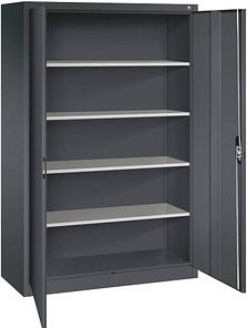 Thumbnail - CP Stahlschrank C 2000 Acurado 094600-000 S10003 schwarzgrau 120,0 x 40,0 x 195,0 cm, aufgebaut