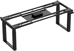 FlexiSpot E7Q elektrisch höhenverstellbares Schreibtischgestell schwarz ohne Tischplatte, Kufen-Gestell schwarz 110,0 - ...