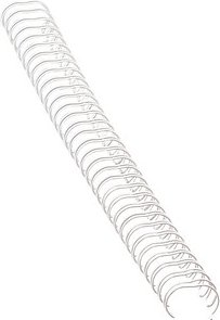Fellowes Drahtbinderücken weiß für 35 Blatt, 100 St.