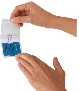 LMG Laminierfolien glänzend für Kleinformat 125 micron Langloch, 100 St.