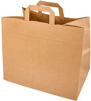 50 PAPSTAR Papier-Tragetaschen braun 32,0 x 27,0 cm