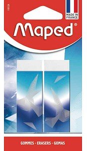 maped Radiergummis ARCTIC weiß, 2 St.